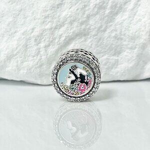 Pandora Flower & Garden Festival Snow Whites Bead Charm S925 Silver Charm